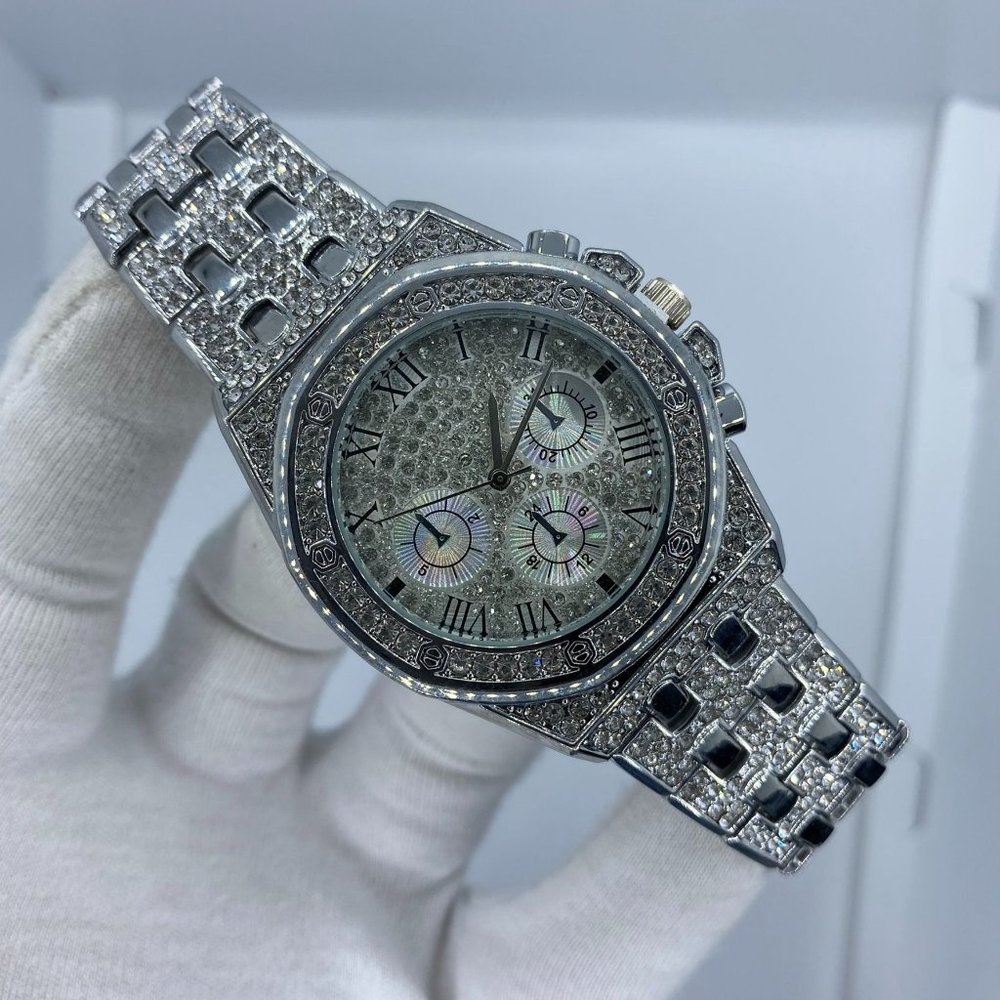 Unisex Luxury Design Iced Out Watch
